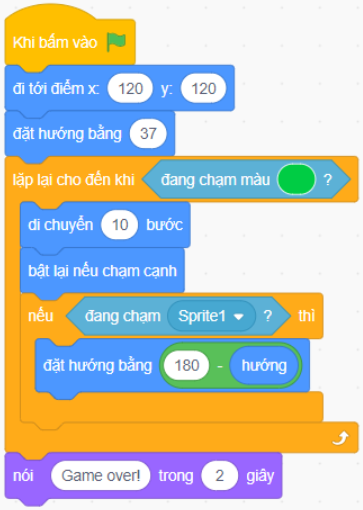 Thực hành: Em hãy truy cập liên kết sau đây và chạy chương trình: