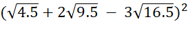 CHƯƠNG 3 – CĂN BẬC HAI VÀ CĂN BẬC BABÀI 9 – BIẾN ĐỔI ĐƠN GIẢN VÀ RÚT GỌN BIỂU THỨC CHỨA CĂN THỨC BẬC HAI